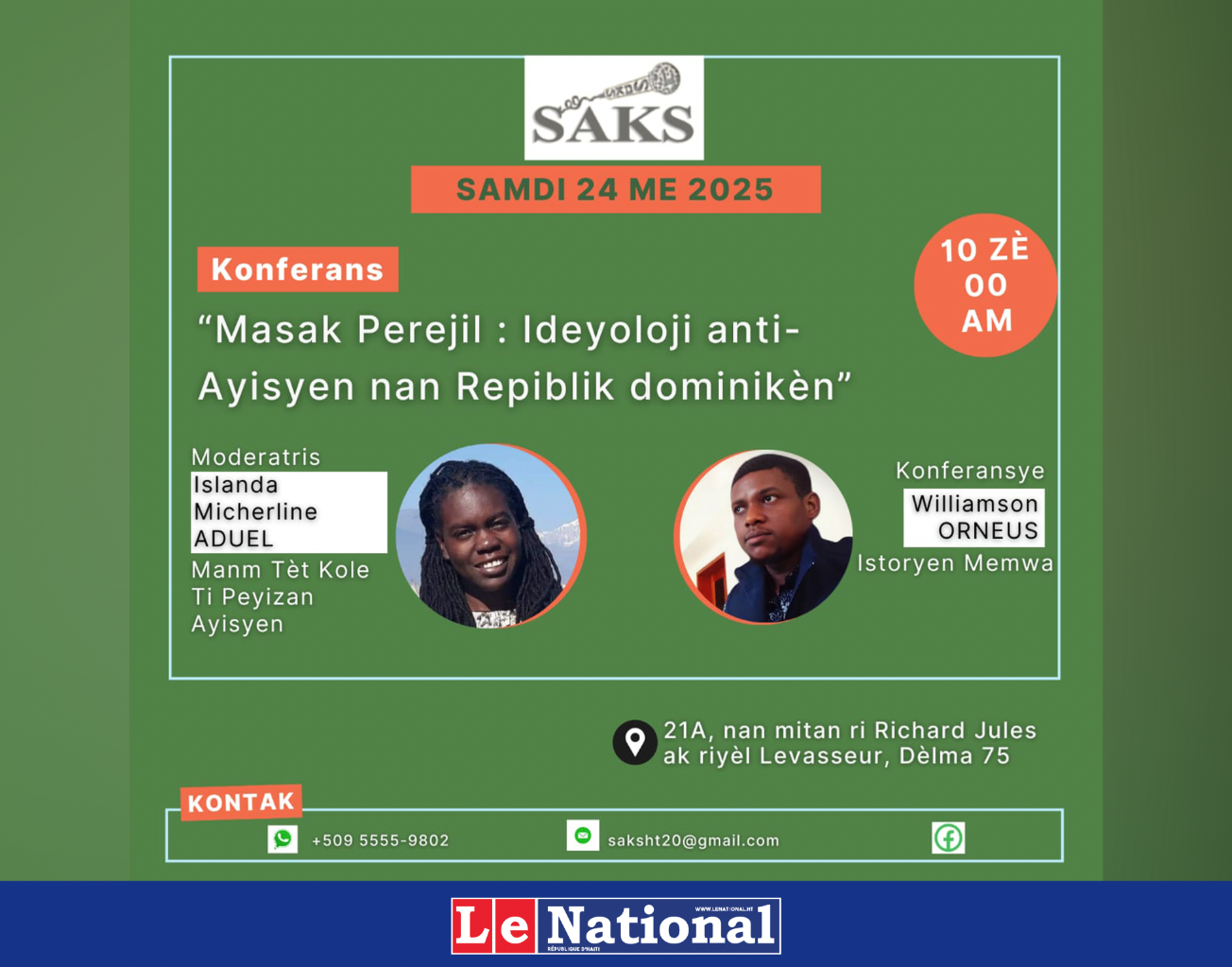 Ayiti : Masak Perejil « on leur a volé leur nationalité, on a brisé leur vie » la République dominicaine continue de reproduire l’idéologie anti-ayitienne, Williamson Ornéus en parle dans son livre